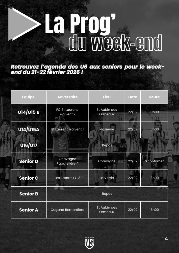 La Voix du Stade N°16 - P14