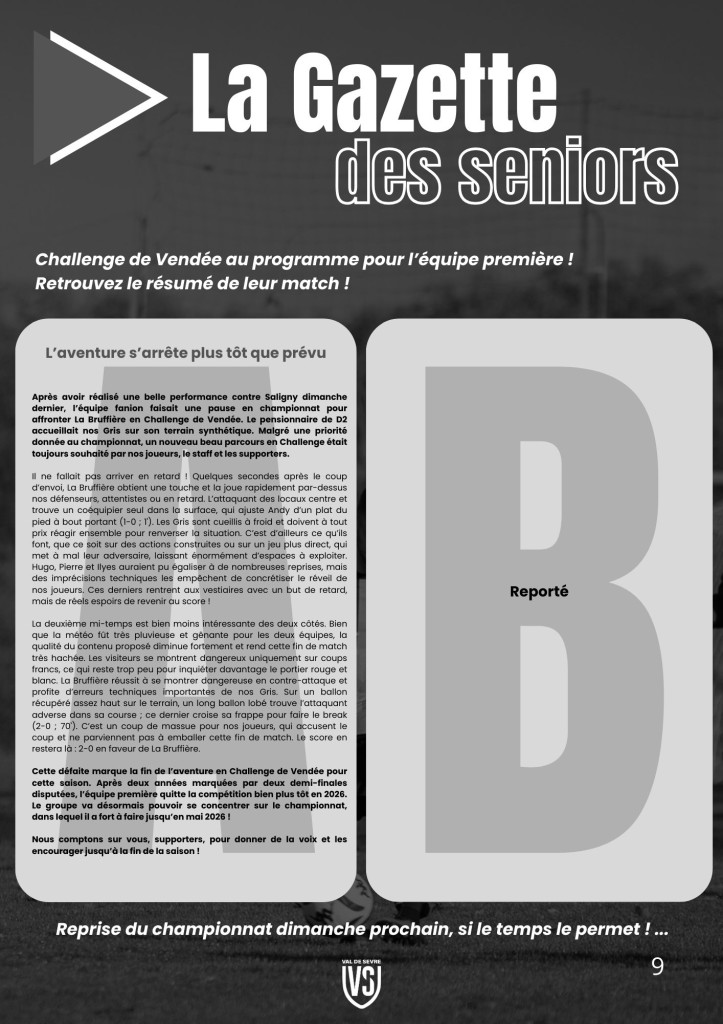 La Voix du Stade N°16 - P9
