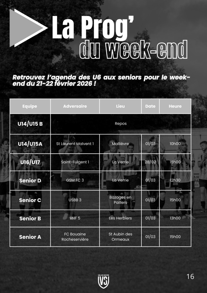 La Voix du Stade N°17 - P16