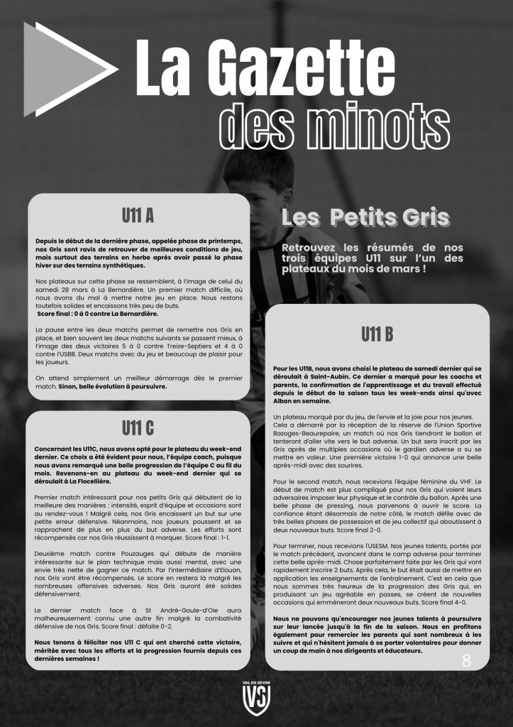 La Voix du Stade N°18 - P8