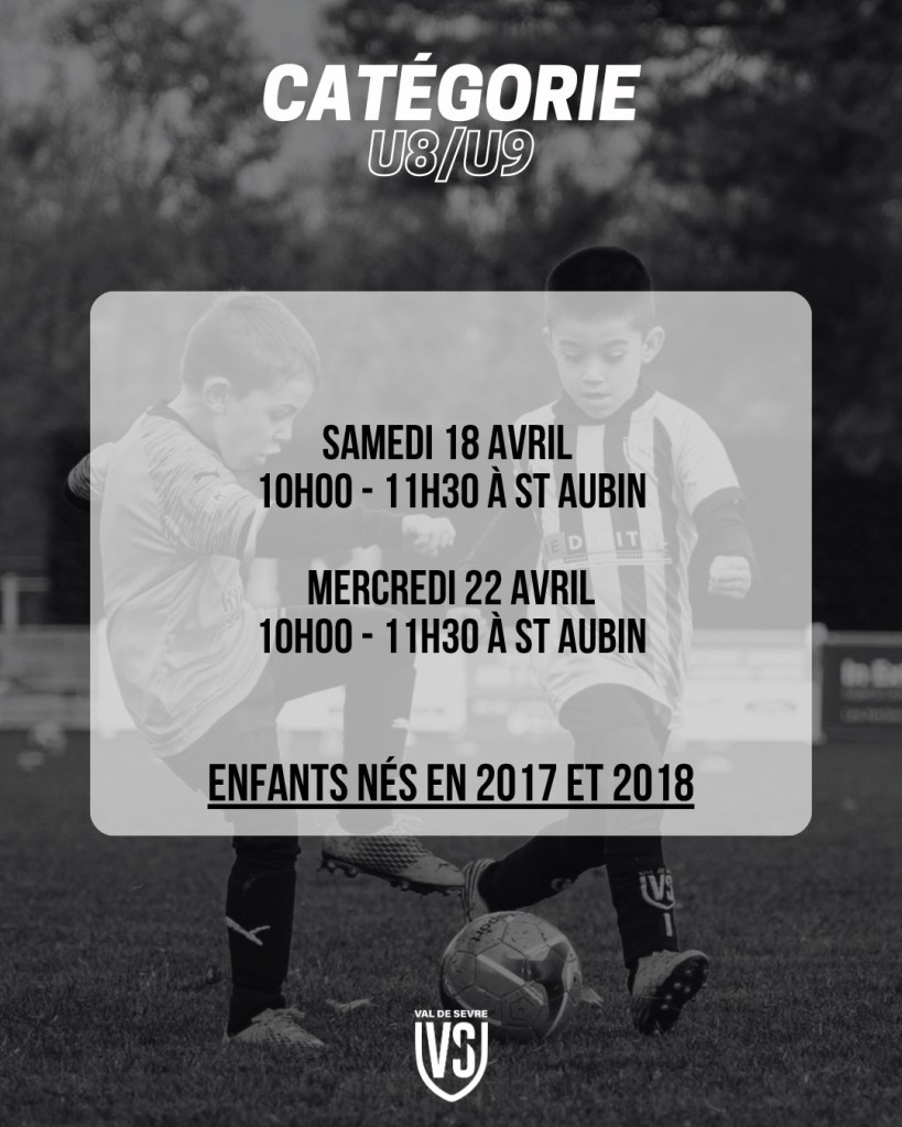 Portes ouvertes Avril 2026 - U8U9
