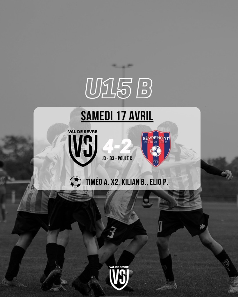 Résultats Match 18-19 Avril 2026 Jeunes Foot à 11
