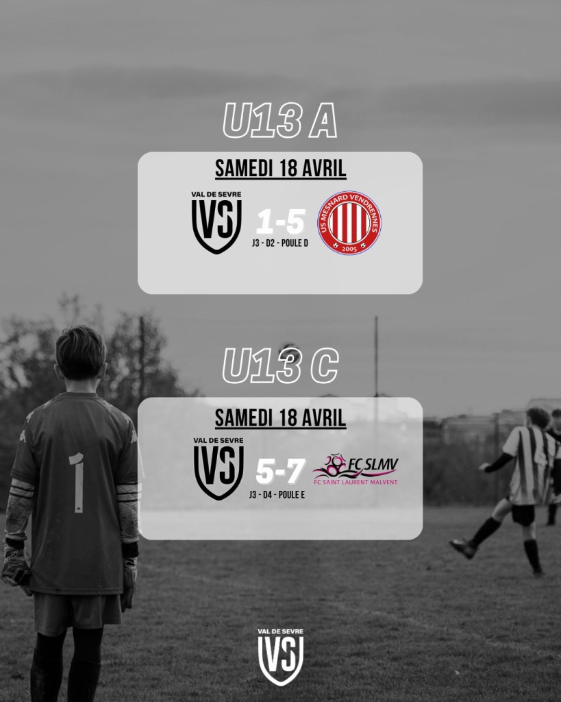 Résultats Match 18-19 Avril 2026 U13